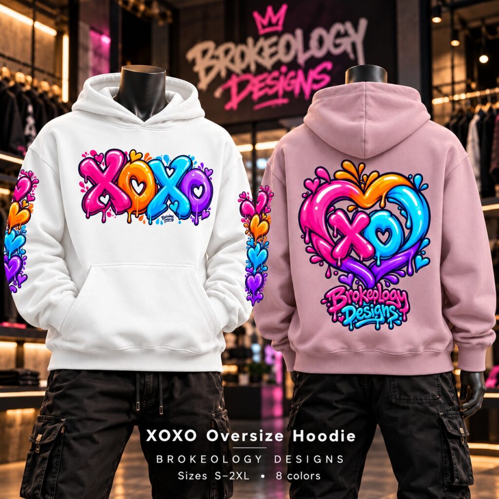 Home xoxo streetwear hoodie